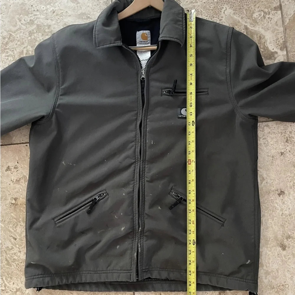 SIZE Large Tall‎ Carhartt J192 Soft-Shell Detroit Utility Jacket Olive